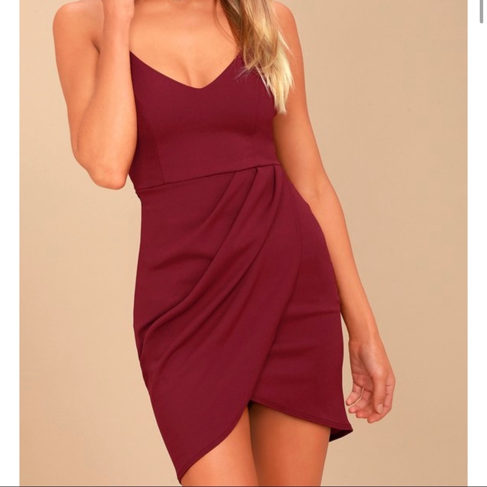 Lulu’s Forever Your Girl Mauve Bodycon Dress